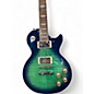 Used Epiphone LES PAUL 1960 TRIBUTE PLUS aquamarine burst Solid Body Electric Guitar