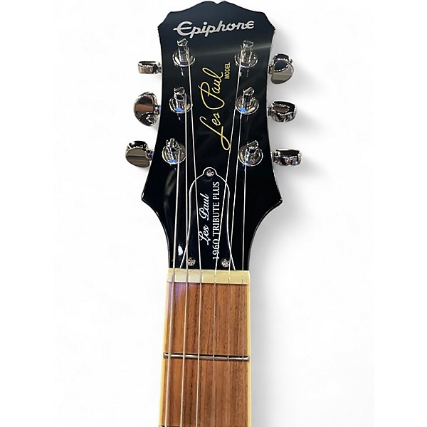 Used Epiphone LES PAUL 1960 TRIBUTE PLUS aquamarine burst Solid Body Electric Guitar