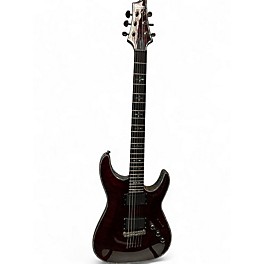 Used Schecter Guitar Research Hellraiser C1 ACTIVE Black Cherry Solid Body Electric Guitar