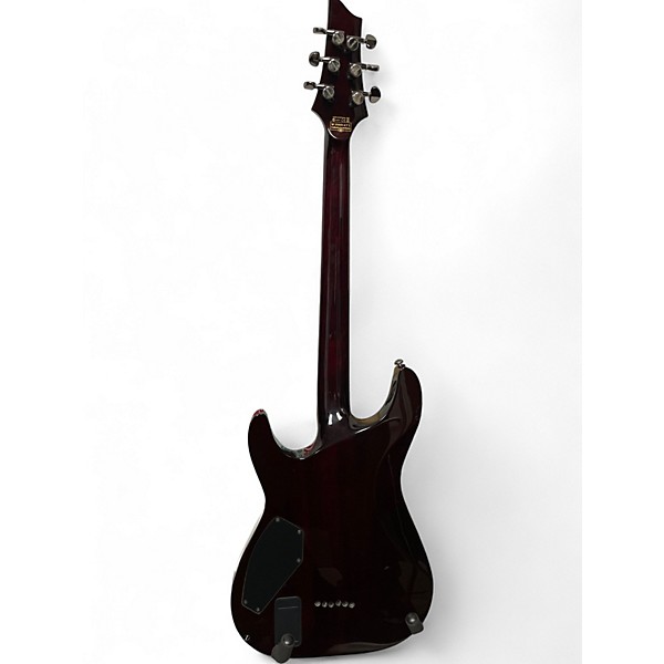 Used Schecter Guitar Research Hellraiser C1 ACTIVE Black Cherry Solid Body Electric Guitar