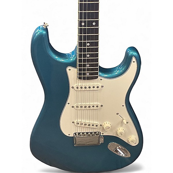 Used Fender Eric Johnson Stratocaster AQUA FIREMIST Solid Body Electric Guitar