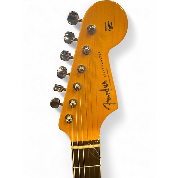 Used Fender Eric Johnson Stratocaster AQUA FIREMIST Solid Body Electric Guitar