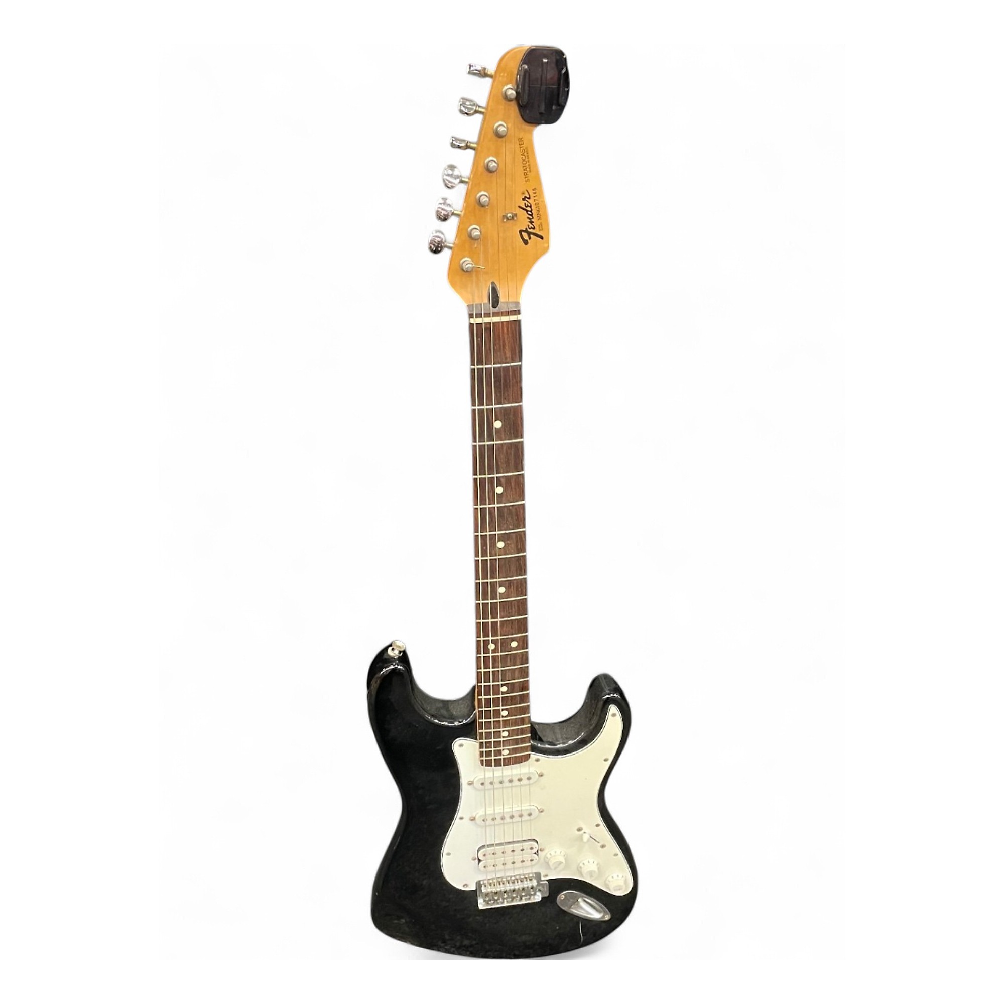 Used Fender MEXICAN STRATOCASTER Black Solid Body Electric