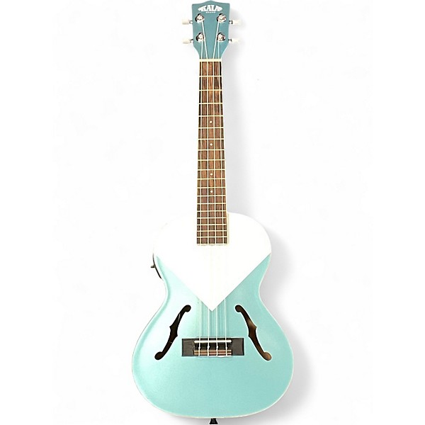 Used Kala Archtop Tenor Lake Shore Blue Ukulele