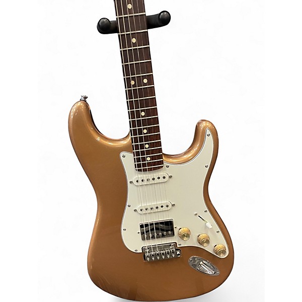 Used Fender American Standard Stratocaster HSS champagne Solid Body Electric Guitar