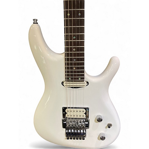 Used Ibanez JS2400 Joe Satriani Signature White Solid Body Electric Guitar