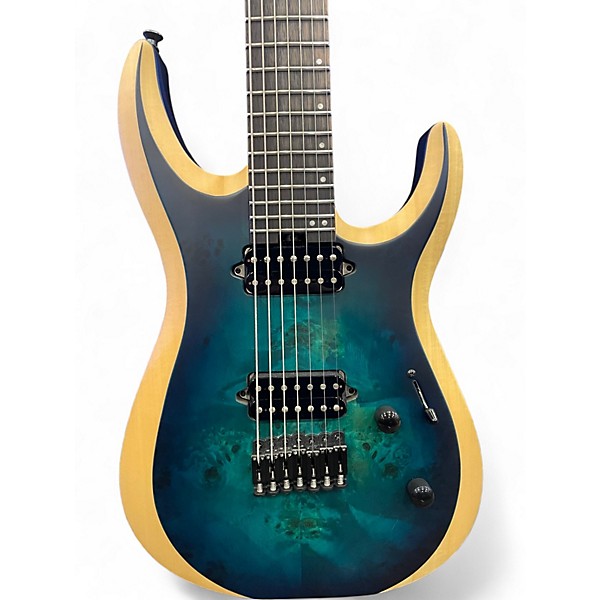 Used Jackson Pro Plus Series DK MDK7P HT CHLORINE BURST Solid Body Electric Guitar