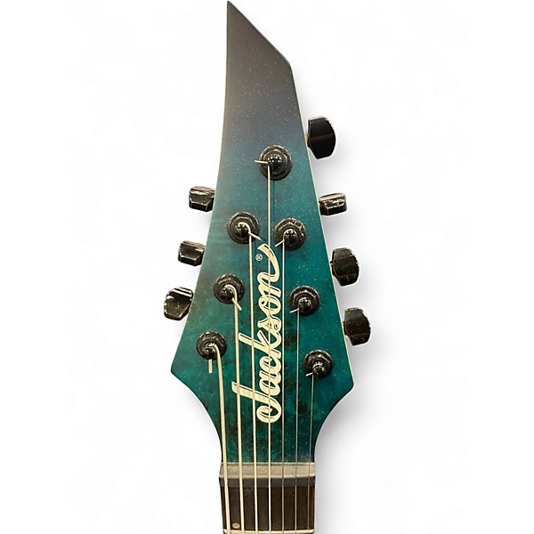 Used Jackson Pro Plus Series DK MDK7P HT CHLORINE BURST Solid Body Electric Guitar