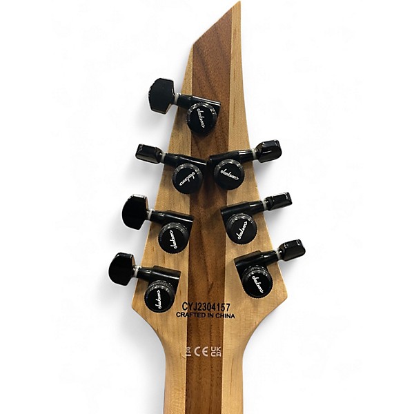 Used Jackson Pro Plus Series DK MDK7P HT CHLORINE BURST Solid Body Electric Guitar