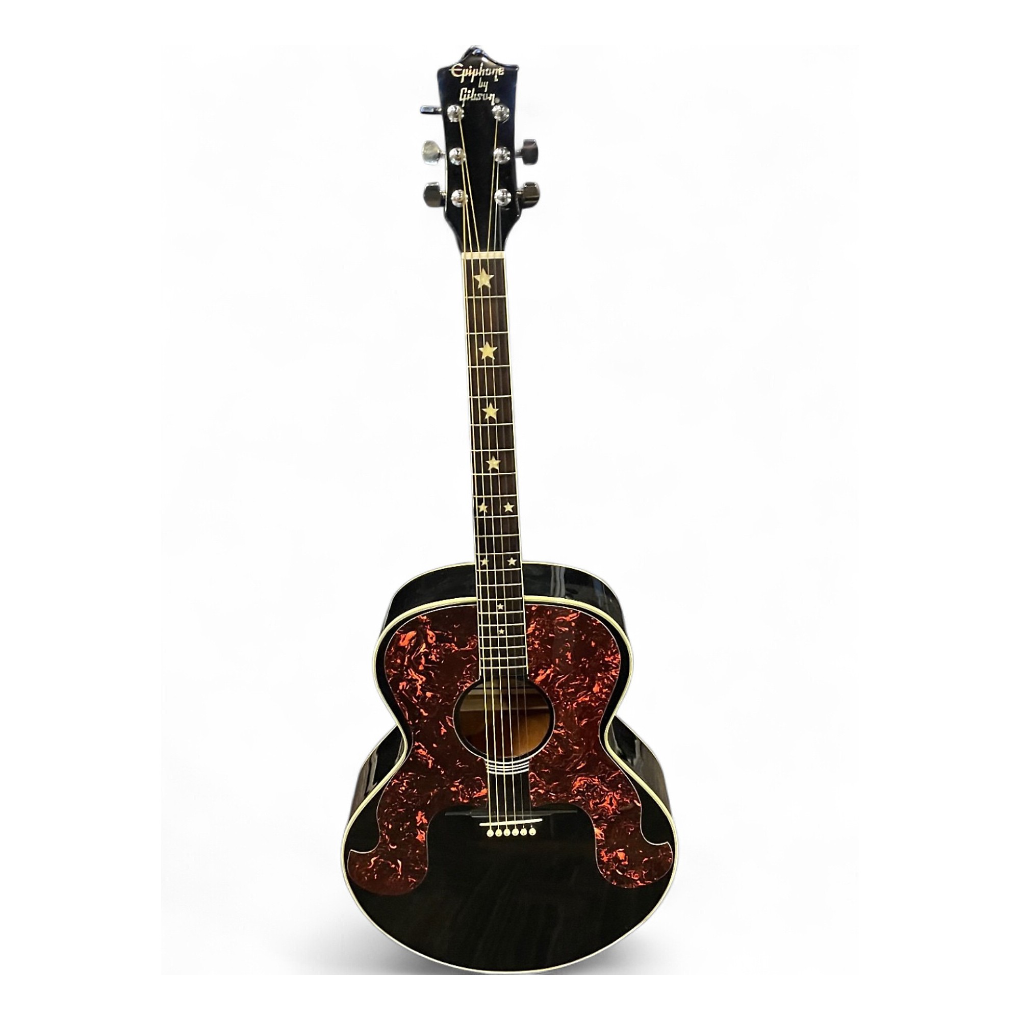 ギター Epiphon SQ-180 Used Epiphone SQ 180 Black Acoustic Guitar Black | Guitar Center