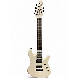 Used Sterling by Music Man Jason Richardson Cutlass 7-String White Solid Body Electric Guitar