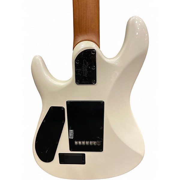 Used Sterling by Music Man Jason Richardson Cutlass 7-String White Solid Body Electric Guitar