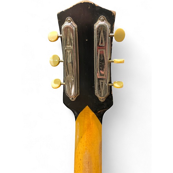 Vintage 1940s Recording King by Regal Natural Acoustic Electric Guitar