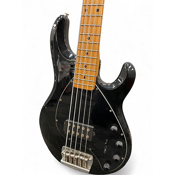 Used Ernie Ball Music Man Stingray 5 H Black Electric Bass Guitar