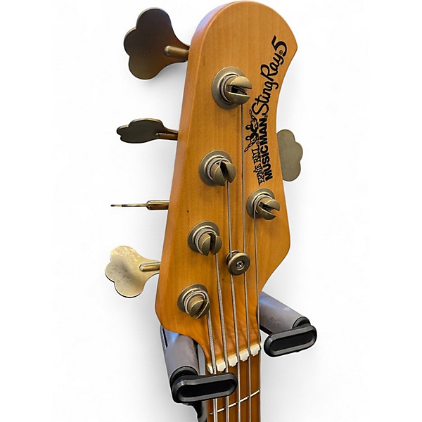 Used Ernie Ball Music Man Stingray 5 H Black Electric Bass Guitar