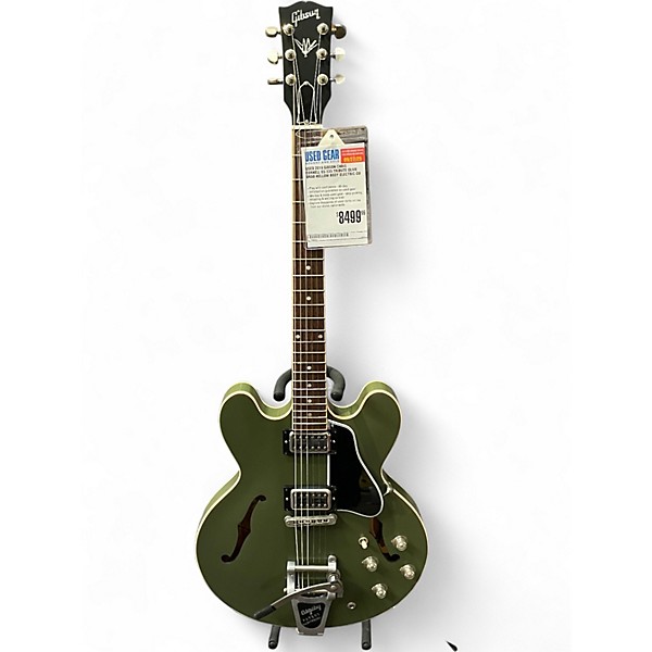 Used 2019 Gibson CHRIS CORNELL ES-335 TRIBUTE OLIVE DRAB Hollow Body Electric Guitar