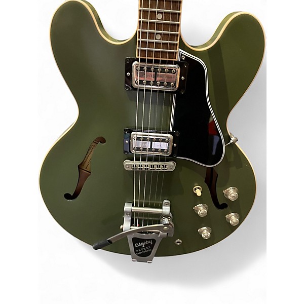 Used 2019 Gibson CHRIS CORNELL ES-335 TRIBUTE OLIVE DRAB Hollow Body Electric Guitar