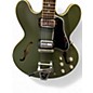 Used 2019 Gibson CHRIS CORNELL ES-335 TRIBUTE OLIVE DRAB Hollow Body Electric Guitar