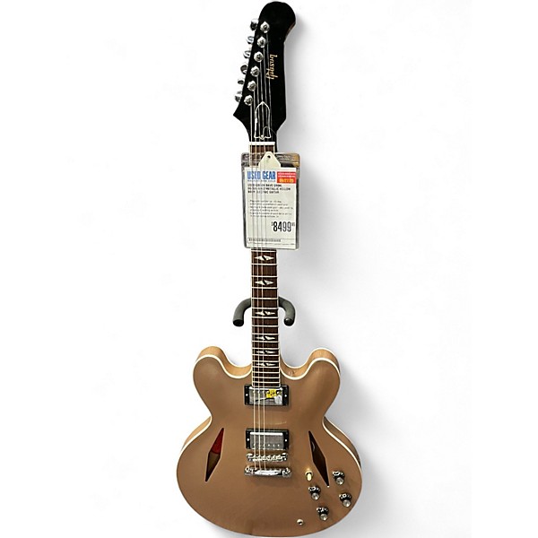 Used Gibson DAVE GROHL DG-335 GOLD METALLIC Hollow Body Electric Guitar