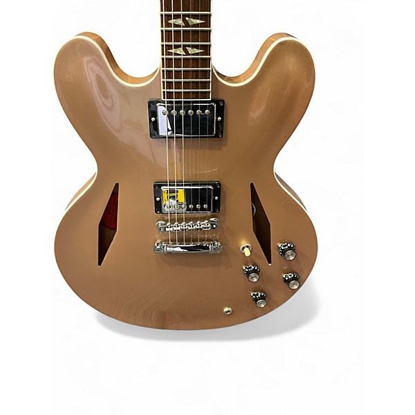 Used Gibson DAVE GROHL DG-335 GOLD METALLIC Hollow Body Electric Guitar