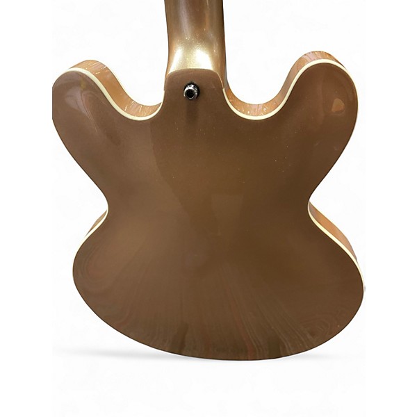 Used Gibson DAVE GROHL DG-335 GOLD METALLIC Hollow Body Electric Guitar