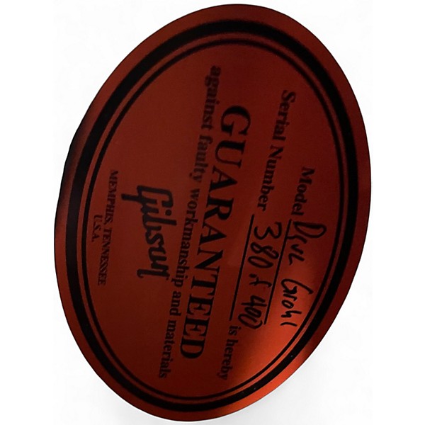 Used Gibson DAVE GROHL DG-335 GOLD METALLIC Hollow Body Electric Guitar