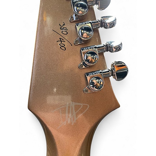 Used Gibson DAVE GROHL DG-335 GOLD METALLIC Hollow Body Electric Guitar