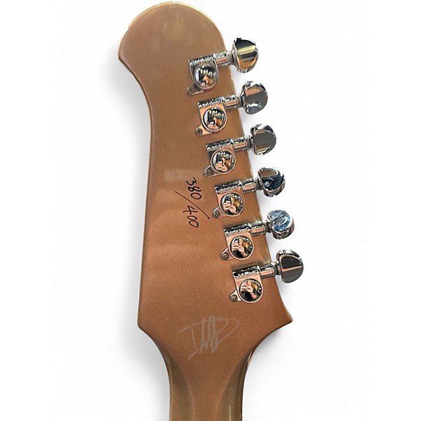 Used Gibson DAVE GROHL DG-335 GOLD METALLIC Hollow Body Electric Guitar