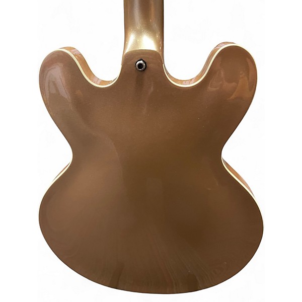 Used Gibson DAVE GROHL DG-335 GOLD METALLIC Hollow Body Electric Guitar