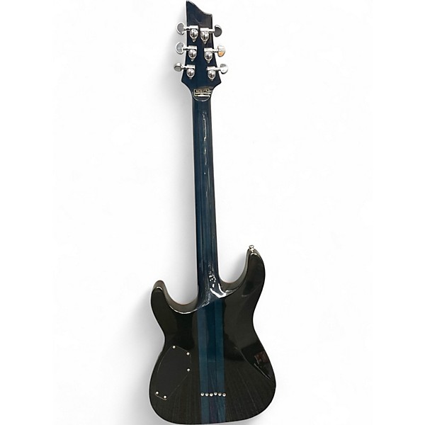 Used Schecter Guitar Research C1 Classic TRANS BLACK QUILT Solid Body Electric Guitar