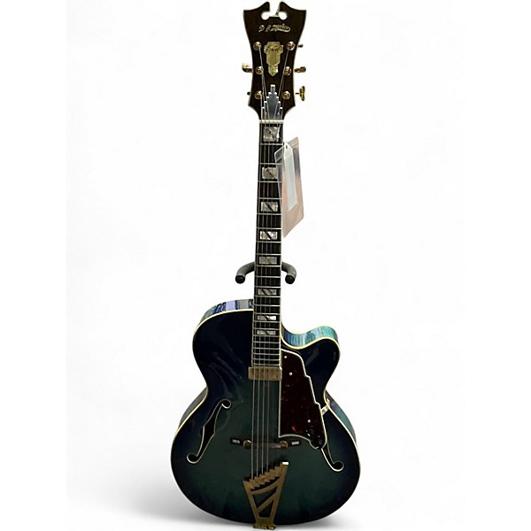 Used D'Angelico EXS-1 BLS Blue Hollow Body Electric Guitar