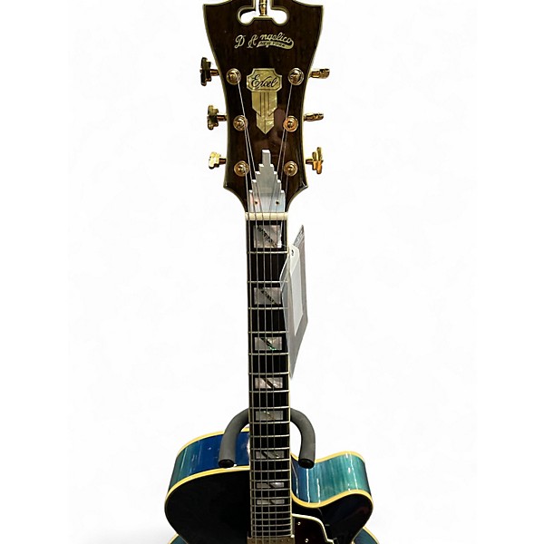 Used D'Angelico EXS-1 BLS Blue Hollow Body Electric Guitar