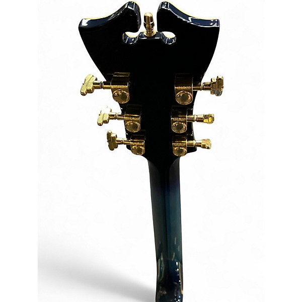 Used D'Angelico EXS-1 BLS Blue Hollow Body Electric Guitar