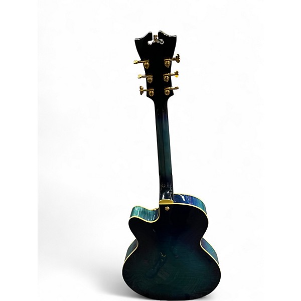 Used D'Angelico EXS-1 BLS Blue Hollow Body Electric Guitar