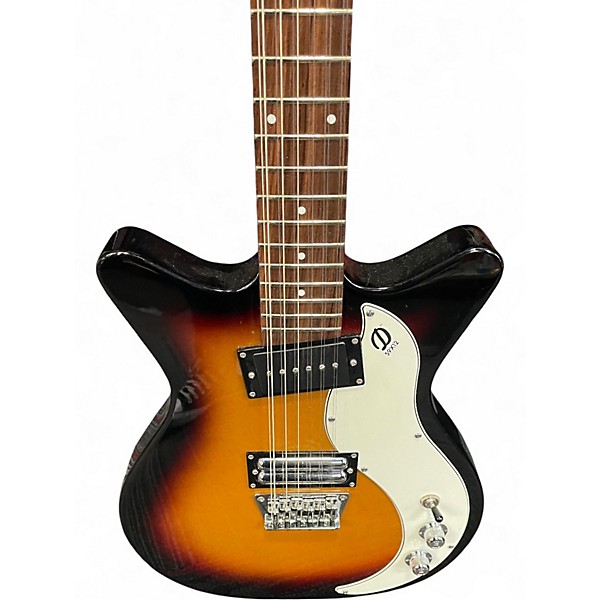 Used Danelectro 59X12 Tobacco Sunburst Solid Body Electric Guitar