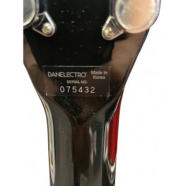 Used Danelectro 59X12 Tobacco Sunburst Solid Body Electric Guitar