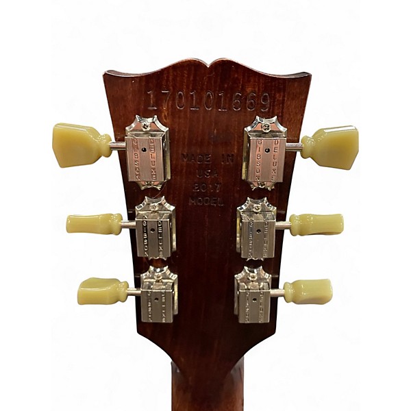 Used 2017 Gibson Les Paul Faded T BOURBON Solid Body Electric Guitar
