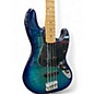 Used Fender Player Plus Jazz Bass Plus Top Blue Burst Electric Bass Guitar