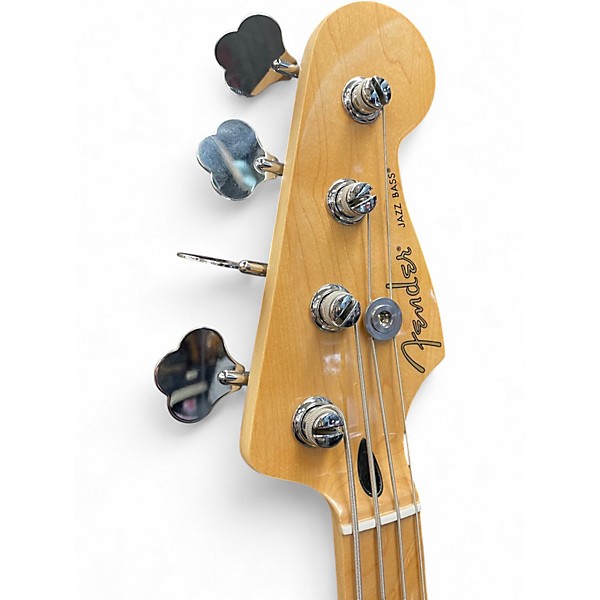 Used Fender Player Plus Jazz Bass Plus Top Blue Burst Electric Bass Guitar