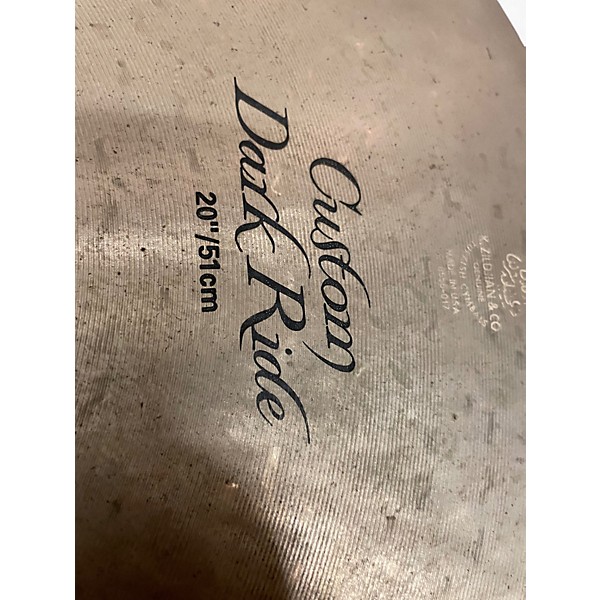 Used Zildjian 20in K Custom Dark Ride Cymbal