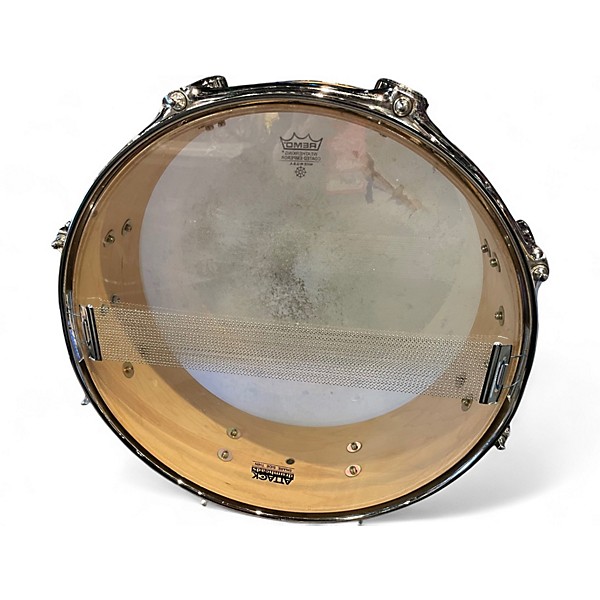 Used Joe Montineri 5X14 7PLY MAPLE SANRE Natural Drum