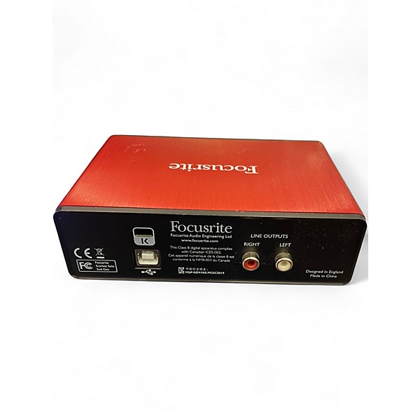元箱付 美品 Forcusrite Scarlett solo Focusrite Scarlett Solo Audio Interface - Swing City Music