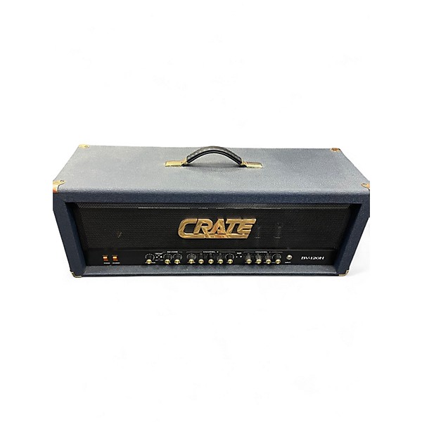 Used Crate BV120H Blue Voodoo 120W Tube Guitar Amp Head | Guitar