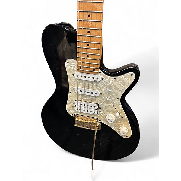 Vintage 1997 Godin SD24 Black and White Solid Body Electric Guitar