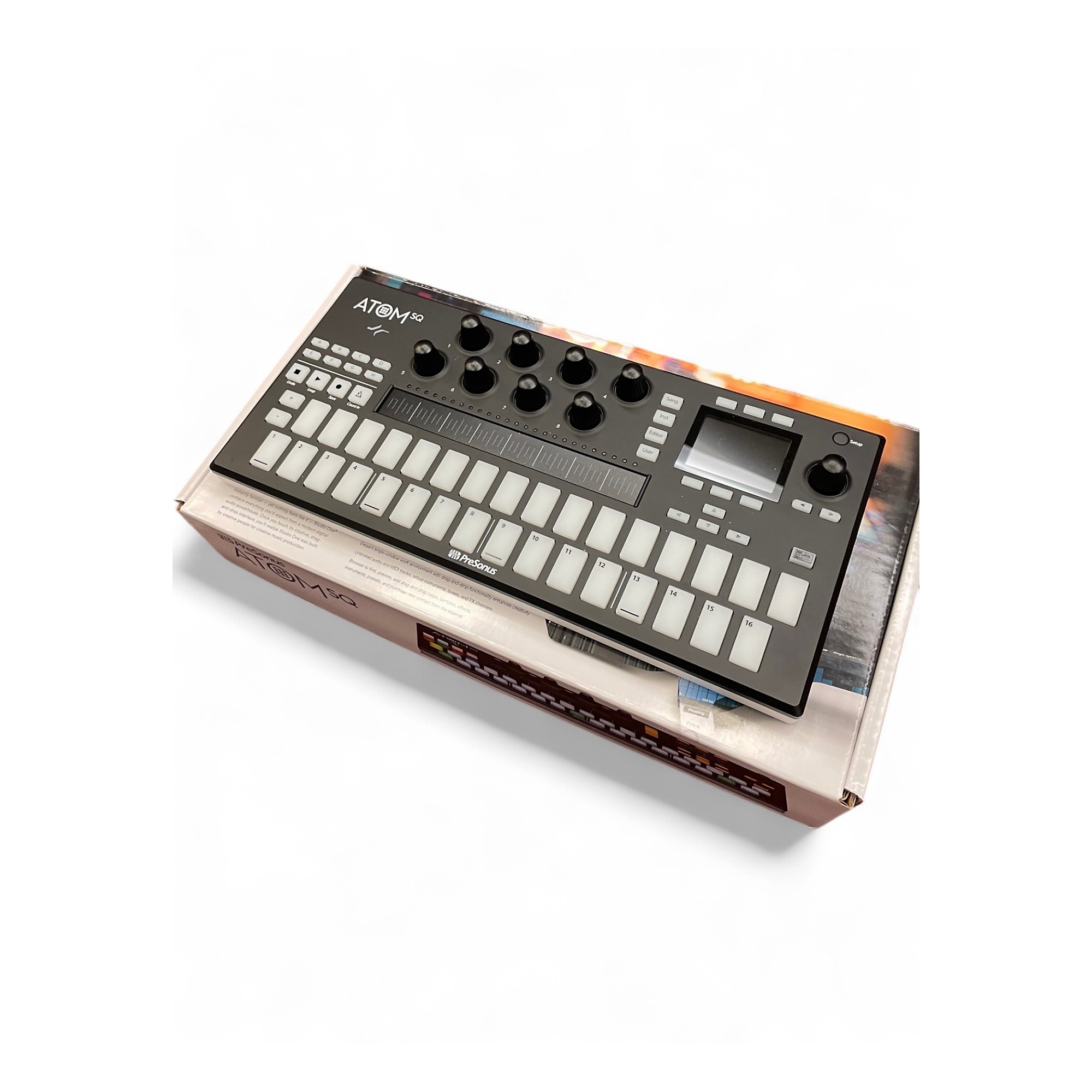 PreSonus ATOM SQ MIDIコントローラー 中古　訳あり✔ Used PreSonus Atom SQ MIDI Controller | Guitar Center