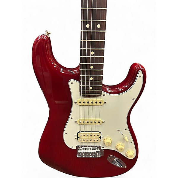 Used Fender Player II Stratocaster Chambered HSS Trans Cherry Burst Solid Body Electric Guitar