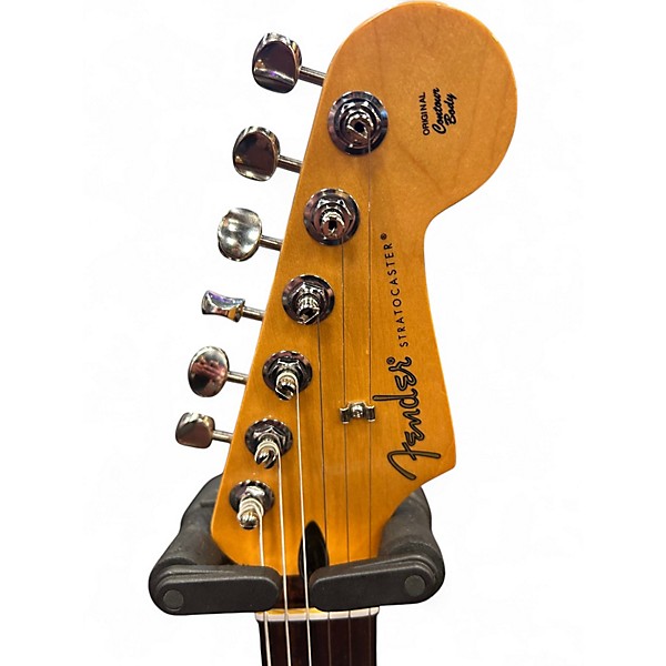 Used Fender Player II Stratocaster Chambered HSS Trans Cherry Burst Solid Body Electric Guitar