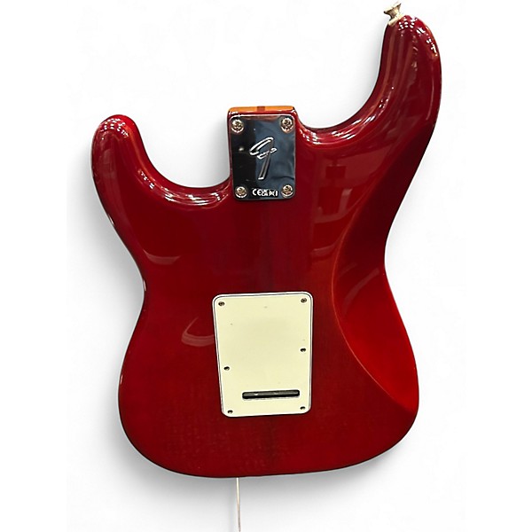 Used Fender Player II Stratocaster Chambered HSS Trans Cherry Burst Solid Body Electric Guitar