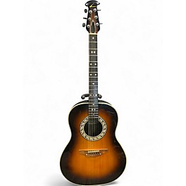 Used Ovation 2771AX-5 Balladeer Antique Natural Acoustic Electric Guitar