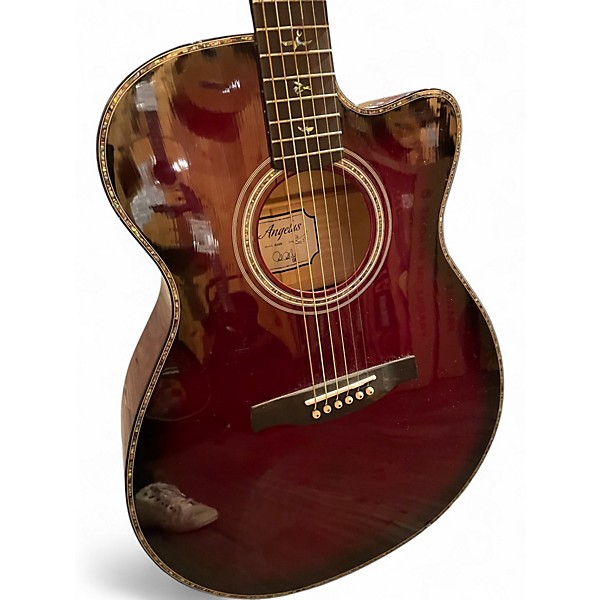 Used PRS SE A50E RED Acoustic Electric Guitar